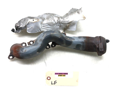 2014-2019 RANGE ROVER SPORT L494 3.0L LEFT EXHAUST MANIFOLD HEADER W/SHIELD OEM.