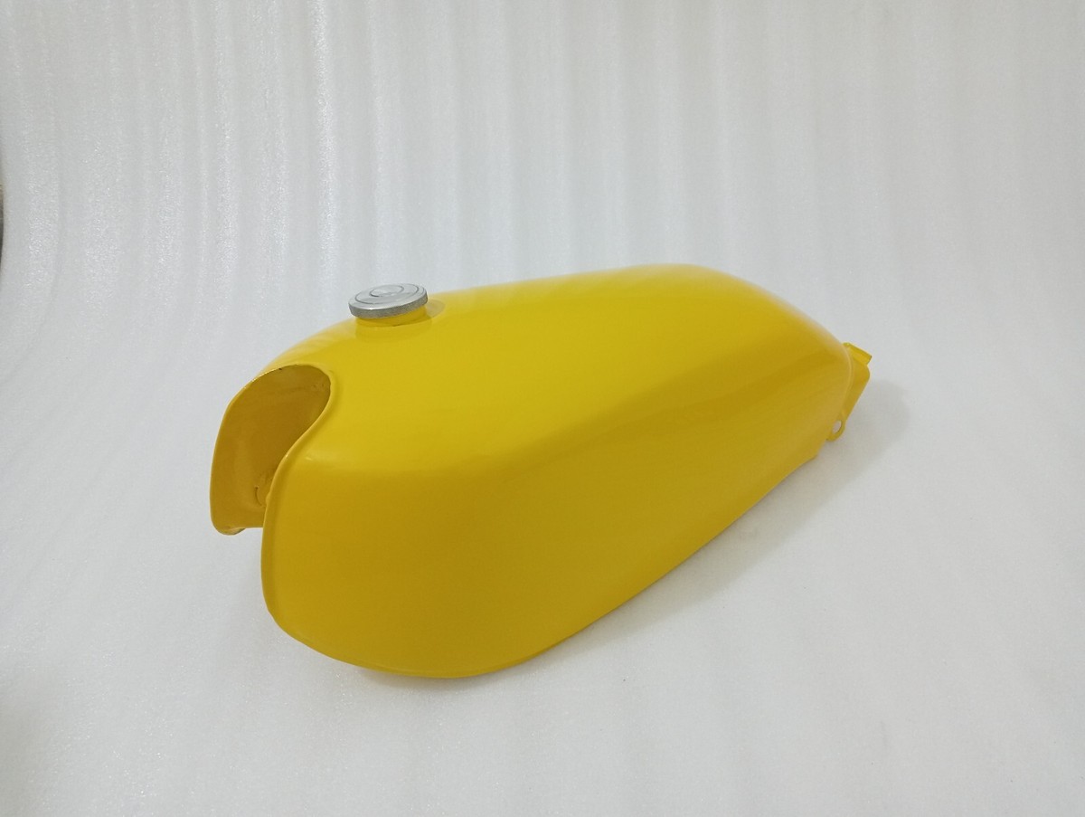 Yamaha 250 DT DT250 Enduro 1977-1979 Steel Yellow Painted Fuel