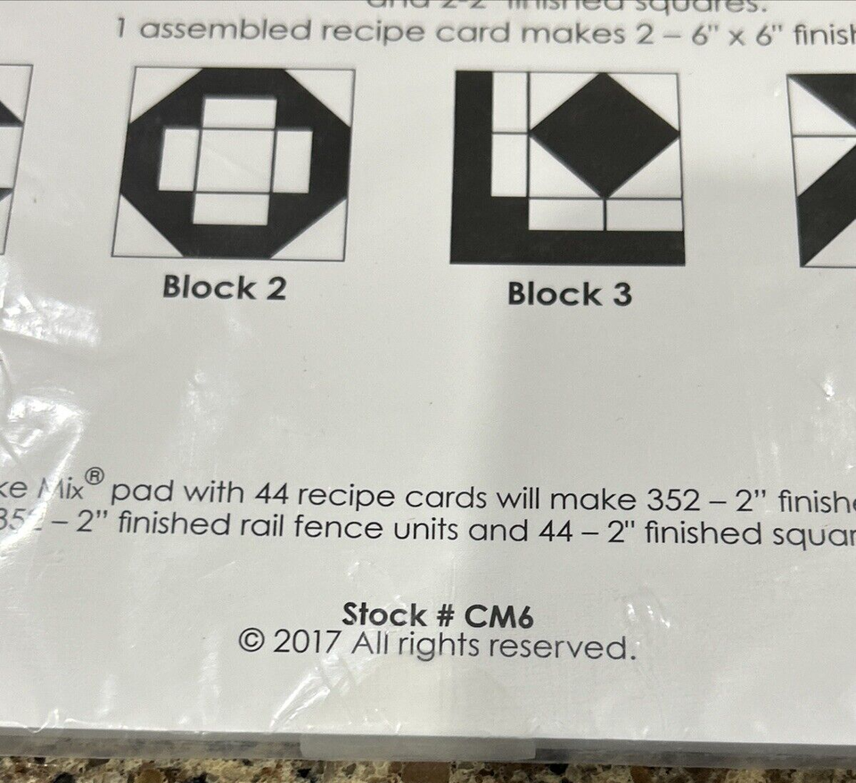 Cake Mix Recipe 6 Miss Rosie's Quilt Co Moda Piecing Made Easy! 44