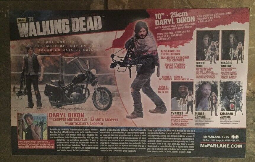 Walking Dead Daryl Dixon Action Figure and Motorcycle Deluxe Walking Dead Daryl Dixon Action Figure and Motorcycle Deluxe