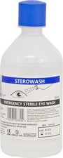 5 x 500ml Eye Wash Sterile Sodium Chloride Solution 500ml Wound Clean WS200Rx5