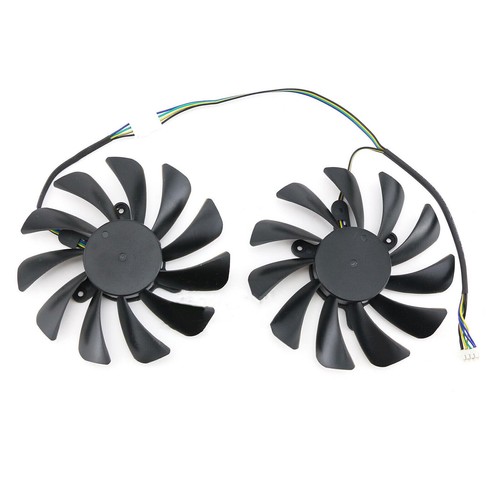 Cooling Fan For DATALAND RX 590 RX 580 Red Devil PLD10015B12H Graphics Card Fan - Afbeelding 4 van 4