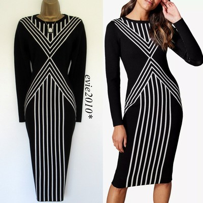 karen millen body contour midi dress