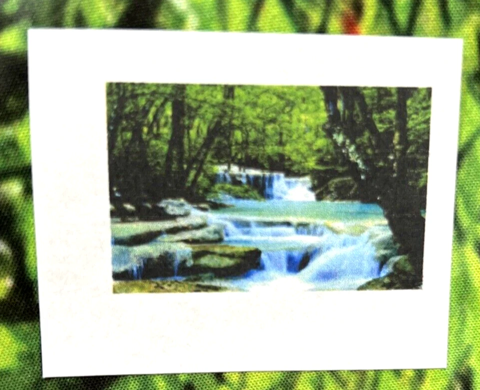 Tapiz de Pared Cascada Natural Árbol Tapiz 90.6" x 59.1" Foto 3 de 4