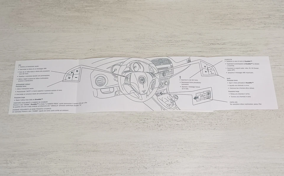 Libretto Uso E Manutenzione Fiat Bravo 2007 / 2014  Autoradio  Italiano Manuale  - Immagine 3 di 4