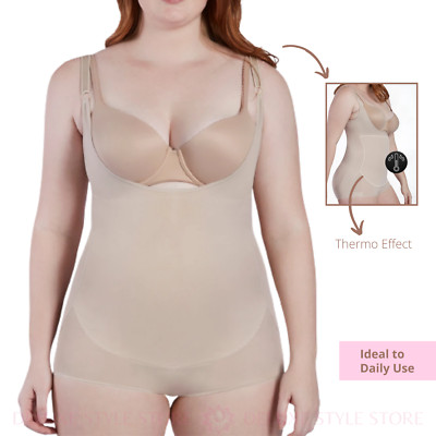 Fajas Colombianas Plus Size Levanta Cola Body Shaper Tummy Control Curveez 5502