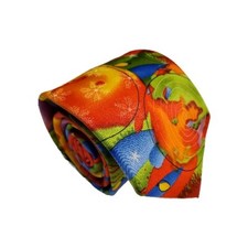 J. Garcia Necktie Multicolor Abstract Pattern Neck Tie 60x3.5"