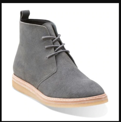 dark grey suede boots