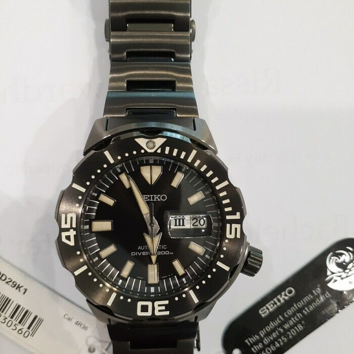 New Seiko Prospex Monster 4th Gen SRPD29K1 Automatic Watch New Seiko Prospex Monster 4th Gen SRPD29K1 Automatic Watch