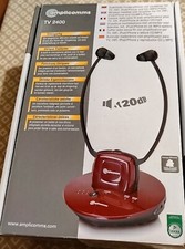 Amplicomms TV 2400 Drahtlose Funk-Kopfhörer ...