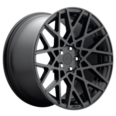 ROTIFORM BLQ R112 Rim 19X8.5 5X112 Offset 45 Matte Black (Quantity of 1 ...