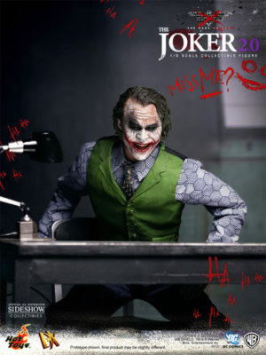 HOT TOYS DX11 JOKER 2.0 HEATH LEDGER THE DARK KNIGHT 1/6 SCALE