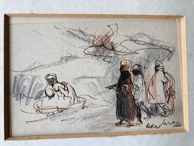 M/1  Oscar Larsen Mischtechnik  Orientalische Szene