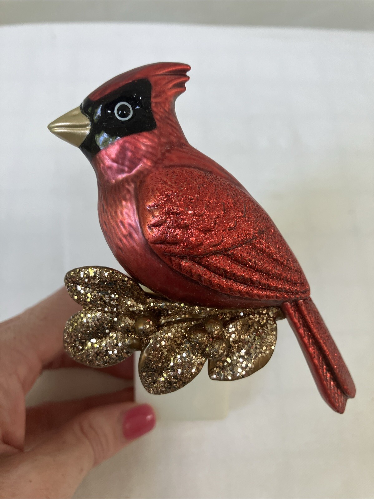 Bath Body Works Cardinal Wallflower Plug-In Red Bird Christmas Winter - No Light-image