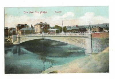 Die neue Exe Brücke, Exeter, Devon, Postkarte.   
