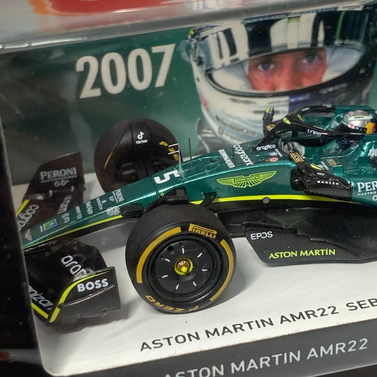 SPARK 1/43 Aston Martin AMR22 #5 Sebastian Vettel Mexico