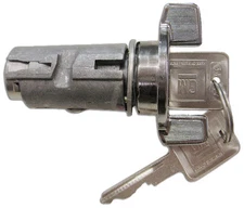 NEW PONTIAC OLDSMOBILE GM OEM IGNITION KEY SWITCH LOCK CYLINDER W/2 LOGO KEYS