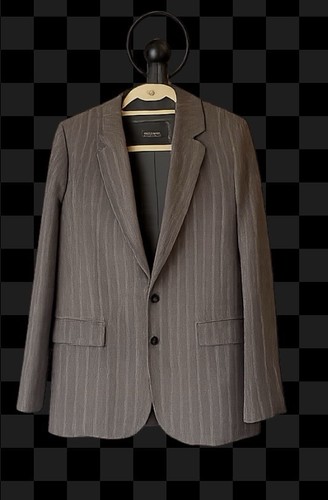 Tuta donna Massimo Dutti 2 pezzi grigio lana gessato pantalone taglia 6 - Foto 12 di 15