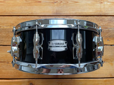 Yamaha Recording Custom Betulla Rullante Tamburo 14 X 5,5” Nero Solido - IMMACOLATO!
