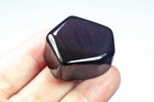 117Ct Natural Rainbow Obsidian Mexican Faceted Nugget Pendant UROS5 — photo 2