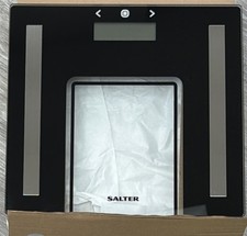 Image of Salter 9128 BK3R Electronic Body Analyser Scale - Black