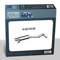 Auspuff Mitteltopf für Opel Corsa C
