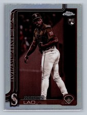 2025 Topps Chrome Update #USC198 Sauryn Lao Sepia Refractors