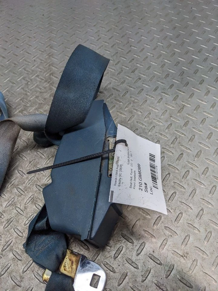 82-92 Cinturón de Seguridad RETRACTOR Chevy S10 GMC S15 Camión Pequeño CONDUCTOR PASAJERO Azul 21 Foto 2 de 4