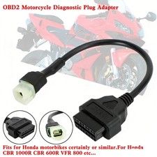 4 Pin To 16 Pin Obd2 Moto Diagnostic Adapter Cable For Honda Cbr 1000r Cbr 600r