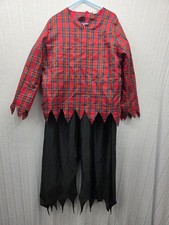 Red Plaid Werewolf or Scarecrow Halloween Costume