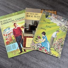 Vintage 3 x Gardening Houseplant Magazines Dr. D. G. Hessayon ICI Plant Care UK