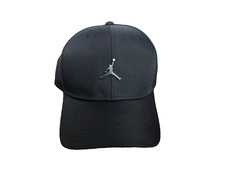 Jordan Nike Unisex Black Rise Cap Size M/L jumpman New