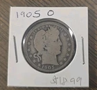 1905  O BARBER QUARTER