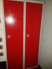 2 X Metal Storage Lockers And 2 X Metal Storage Cabinets