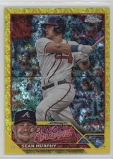 2023 Topps Chrome Update Yellow Mini-Diamond Refractor 14/75 Sean Murphy 18gt