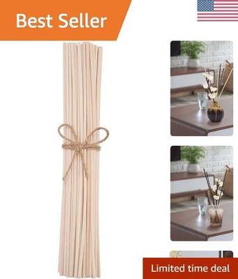 Elegant 10-Inch Reed Diffuser Sticks - 20 Pcs Unscented Fiber Refill for Home