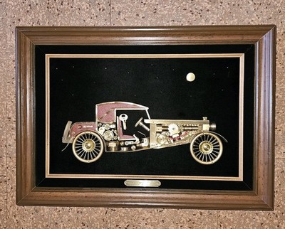 Phillipe Michaud 1931 Bugatti Royale Car Art Framed