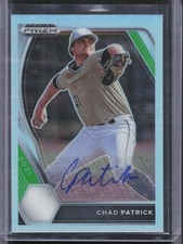 2021 Panini Prizm Draft Picks #PDP107 Chad Patrick Silver Prizm Auto