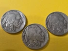 1934, 35, 36 -P US Buffalo Nickels 5c ~ Full, Clear Date