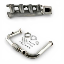2pc Turbo T4 Hot Parts Kit Manifold For Chevy Silverado Gmc Sierra 5.3 4.8