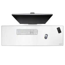 Leather Desk Blotter Pad 47.2" x 15.7" Oversized Mouse Pad XXL Extended Compu...