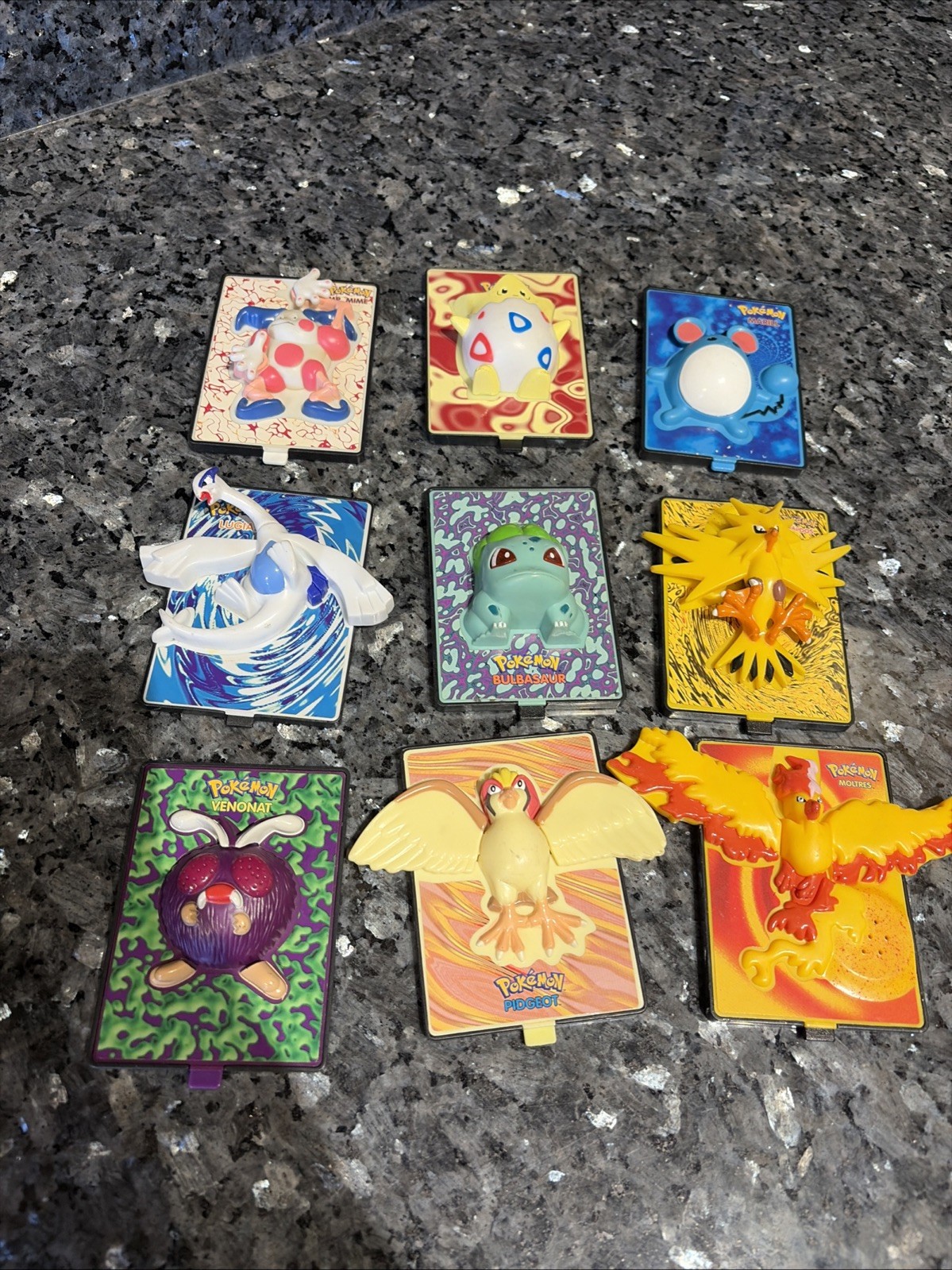 Pokémon the Movie - 2000 Burger King - Lot Of 9 Power Cards