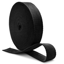 Natural Cotton Webbing 1 Inch 12 Yards Cotton Webbing Straps for Bags Handles,Se