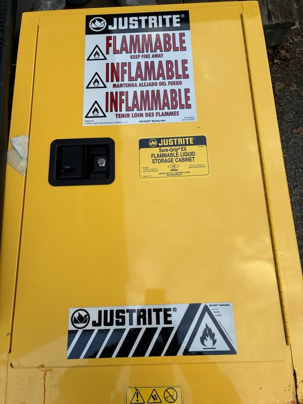 Justrite 891200 Sure-Grip EX Flammable Liquid Storage Cabinet (12 GALLON)