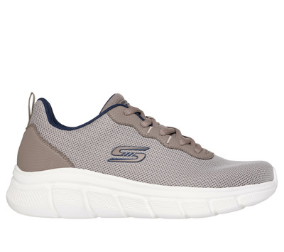 SKECHERS Bobs B Flex Gray Men's Sports Shoes With Memory Foam Lightweight New
