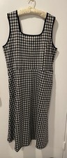 Draper James Black & White Checkered Dress XXL