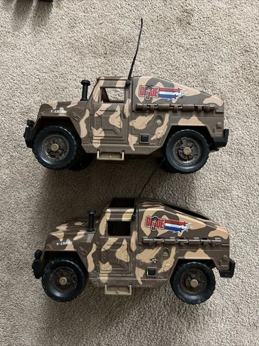 2 Gi Joe S-4 Demo Hummer Humvee Truck 2003 S4 G.I. Joe Vintage Toy AS IS