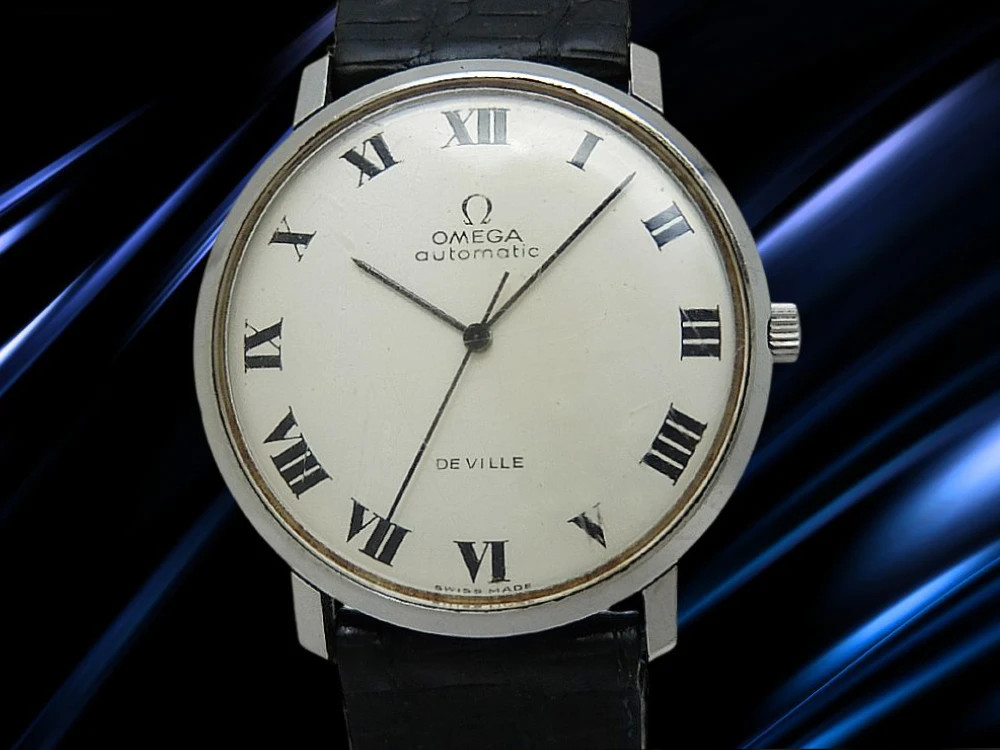 Omega De Ville Ref.ST161.024 Cal.711 Vintage 24 Jewels Automatic Mens Watch Auth