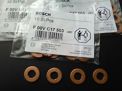 BOSCH diesel fuel injection nozzle holder gasket washer/injector shim F00VC17503