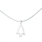 Silver + surf silver jewelry tree choker bracelet pendant tree cham